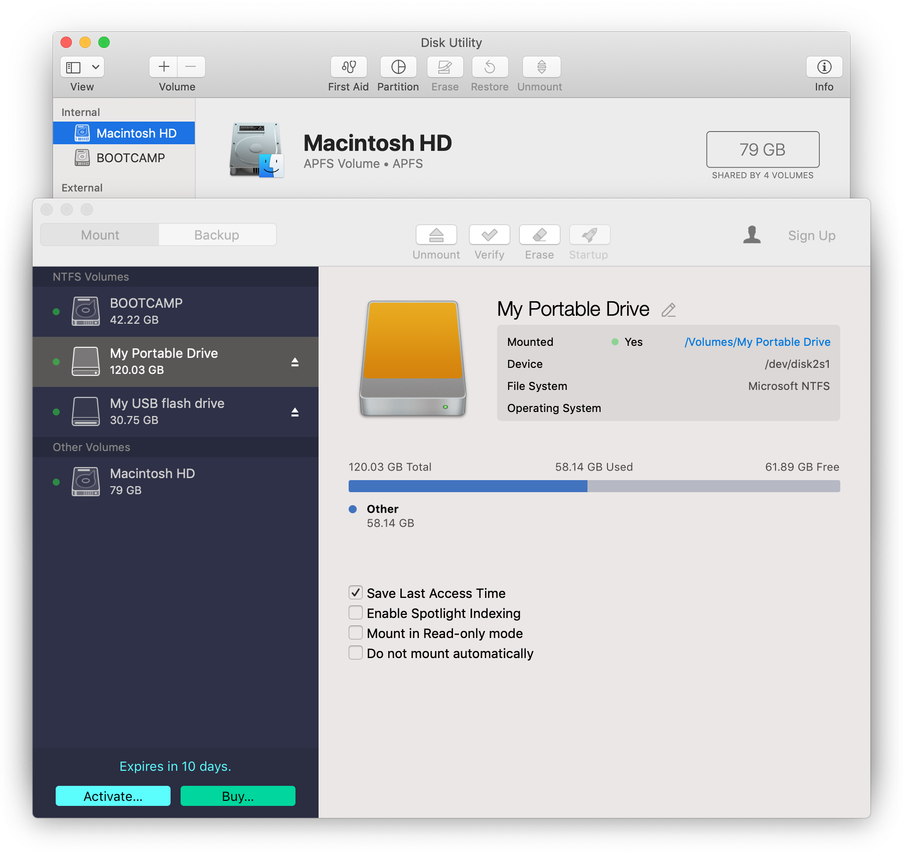 paragpn ntfs for mac